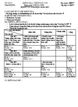 Giáo án Ngữ văn Lớp 9 - Tiết 157 Kiểm tra 1 tiết - Năm học 2016-2017 - Trường THCS Quế An